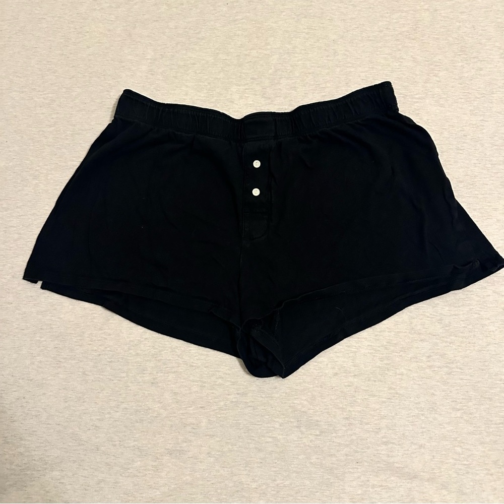 PINK Victoria's Secret Black High Waist Shorts